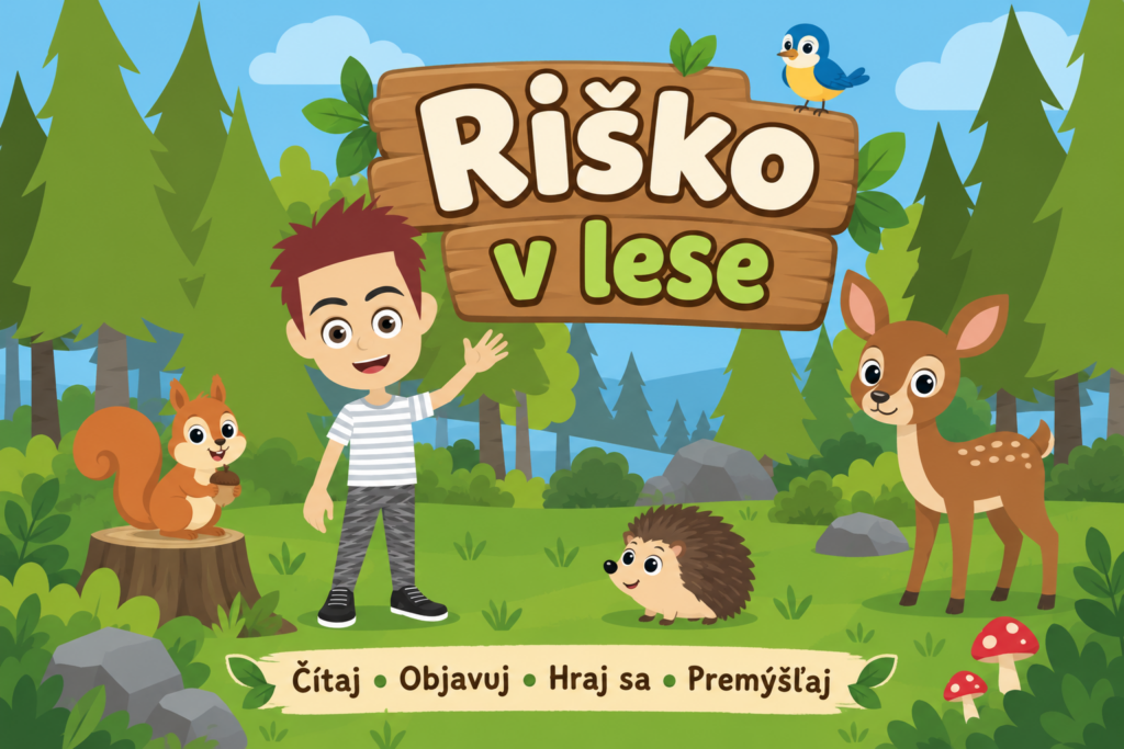 Knižnica - Riško v lese - farebná obálka