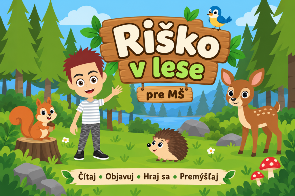 Knižnica - Riško v lese pre MŠ - farebná obálka