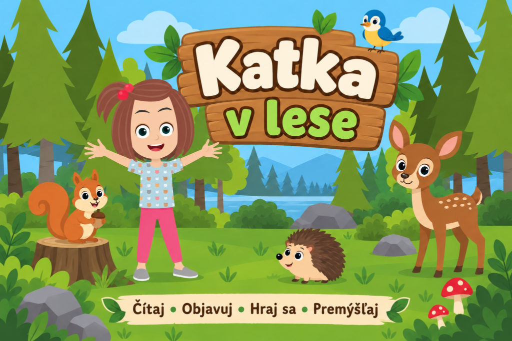 Knižnica - Katka v lese - farebná obálka